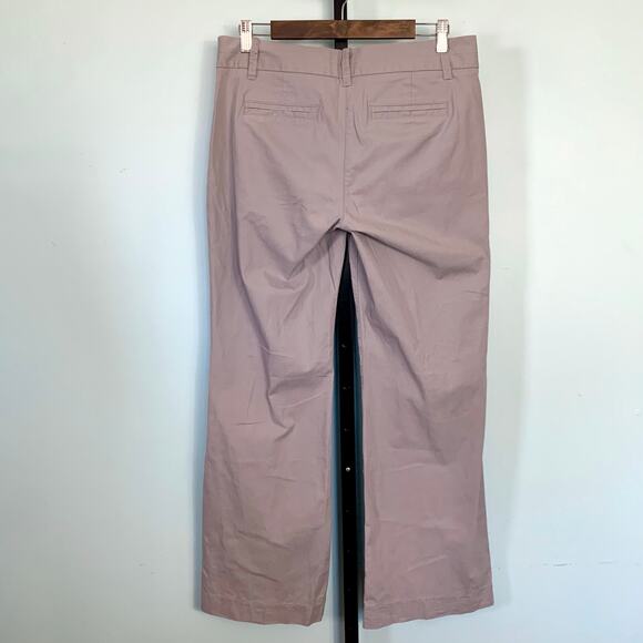 J. Crew City Fit Wide Leg Chino Pants Size 8 Short - Picture 7 of 8